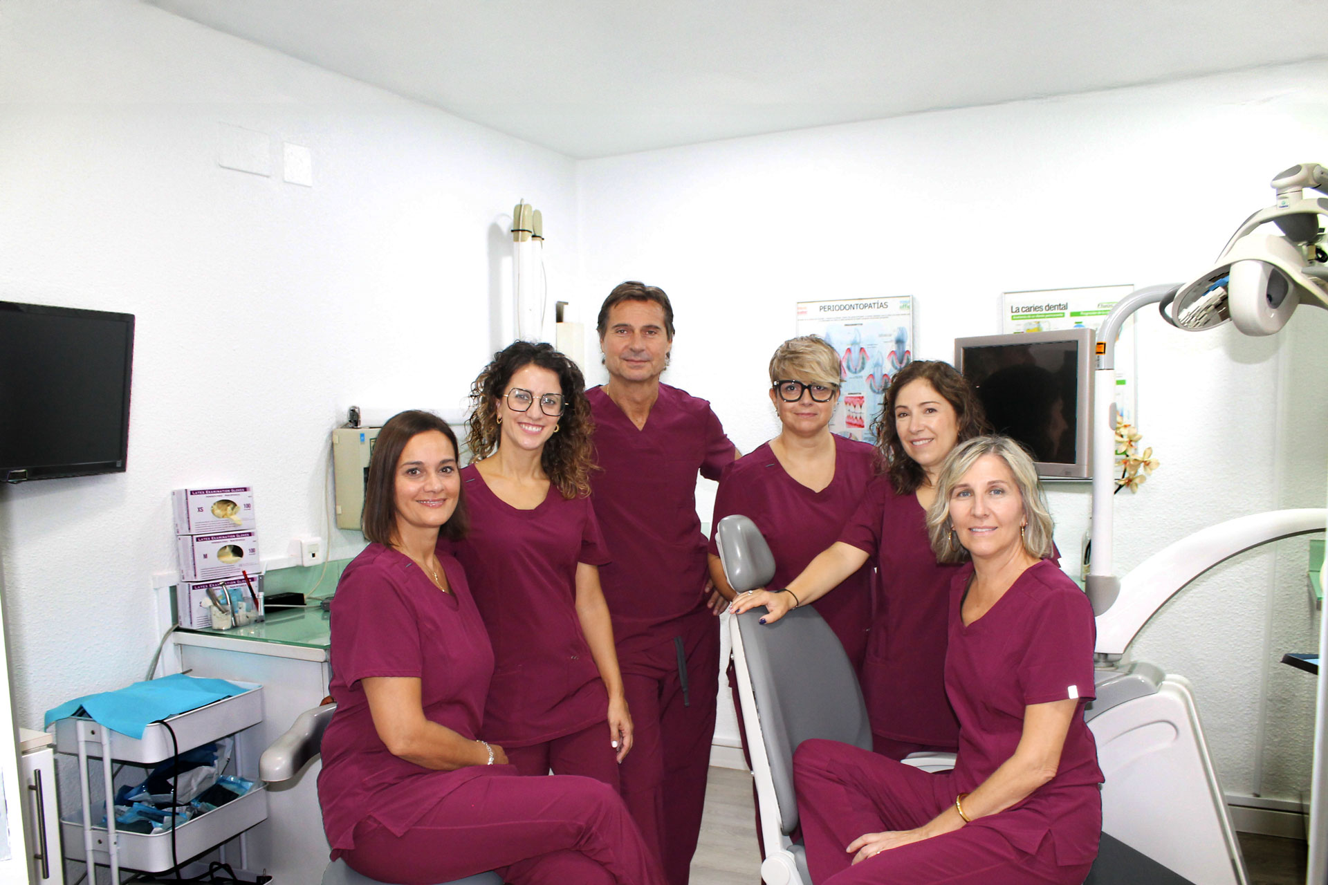 Equipo de clínica dental en Valencia