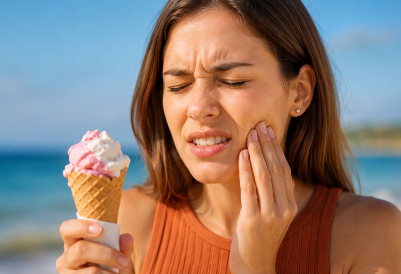 Sensibilidad dental en verano